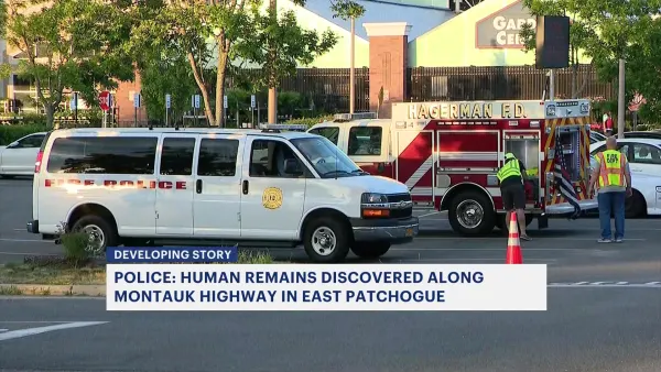 Police: Human remains discovered in East Patchogue