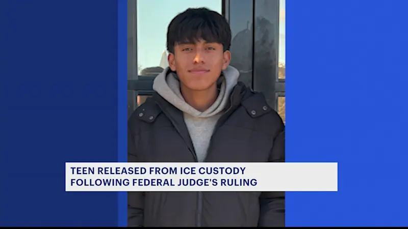 Story image: Teen released from ICE custody following federal judge's ruling