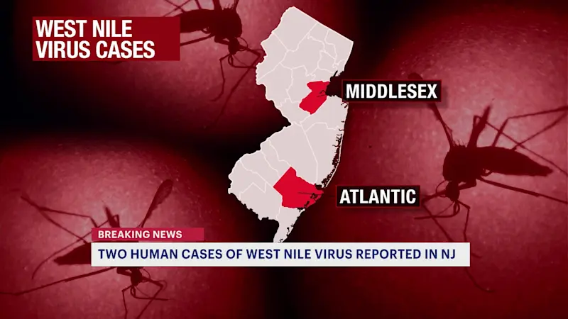 Story image: NJ health officials confirm first 2 human cases of West Nile virus this year