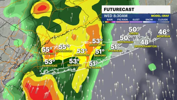 STORM WATCH: Thunderstorms possible Wednesday morning 