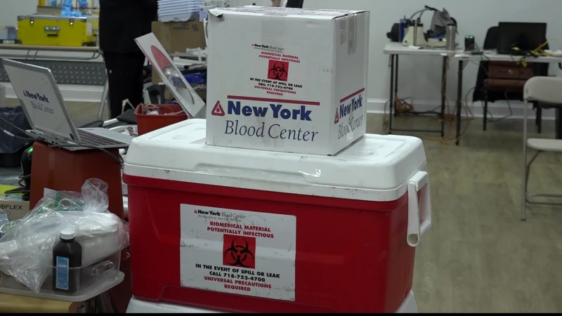 Story image: New York Blood Center hosts crucial blood drive amid summer shortage