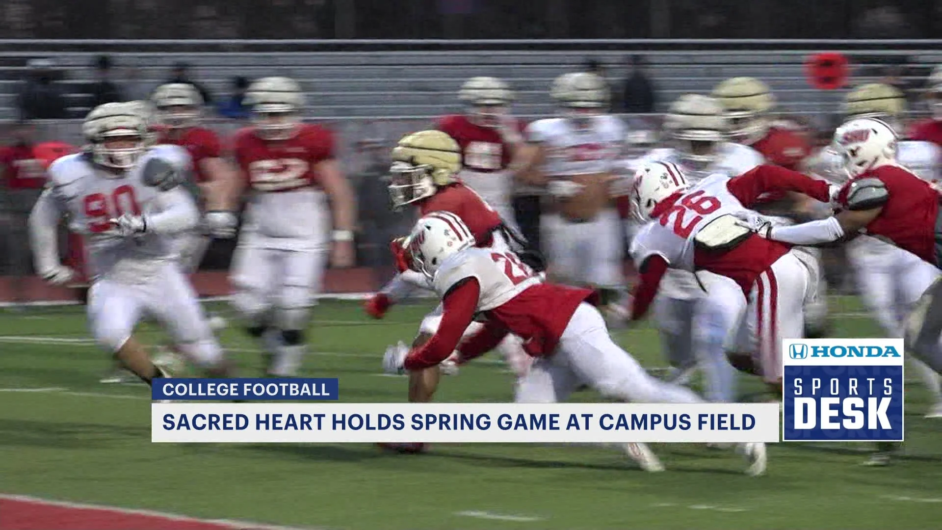 Sacred Heart football holds spring game