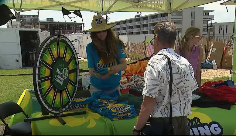 Story image: NJ Lottery Live featured at the Asbury Park Boardwalk through Sunday