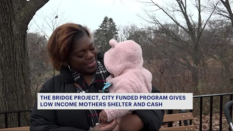 Story image: City-funded program gives low-income mothers shelter, cash