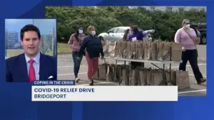 Masks, supplies distributed at COVID-19 relief drive in Bridgeport