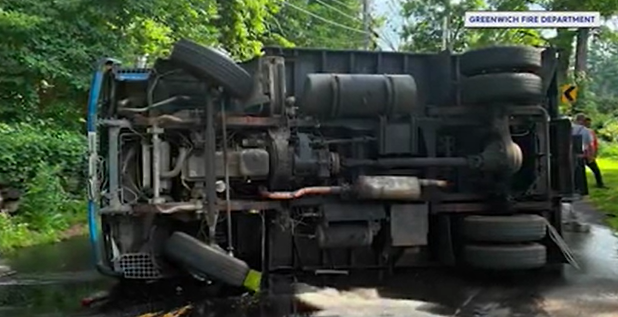 Greenwich Overturned Truck