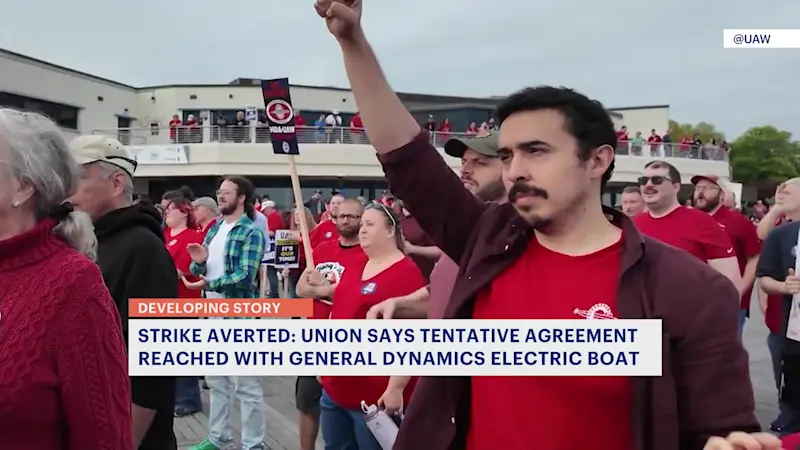 Story image: Union reaches tentative deal with General Dynamics Electric Boat, averting plans for strike