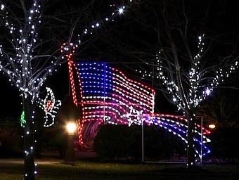 Orange County holiday light show continues despite fire on grounds