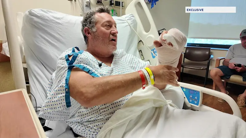 Story image: LI boat captain recounts surviving life-threatening propeller injury