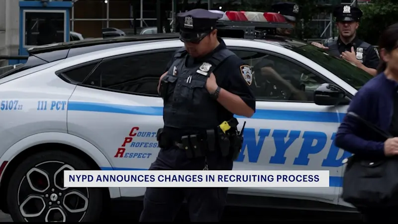 Story image: NYPD lowers college requirement to boost hiring, toughens training