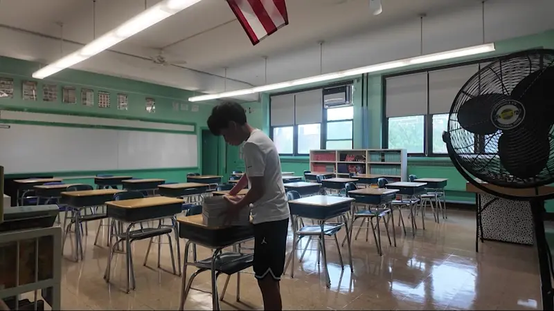 Story image: Sheepshead Bay students trade summer break for service