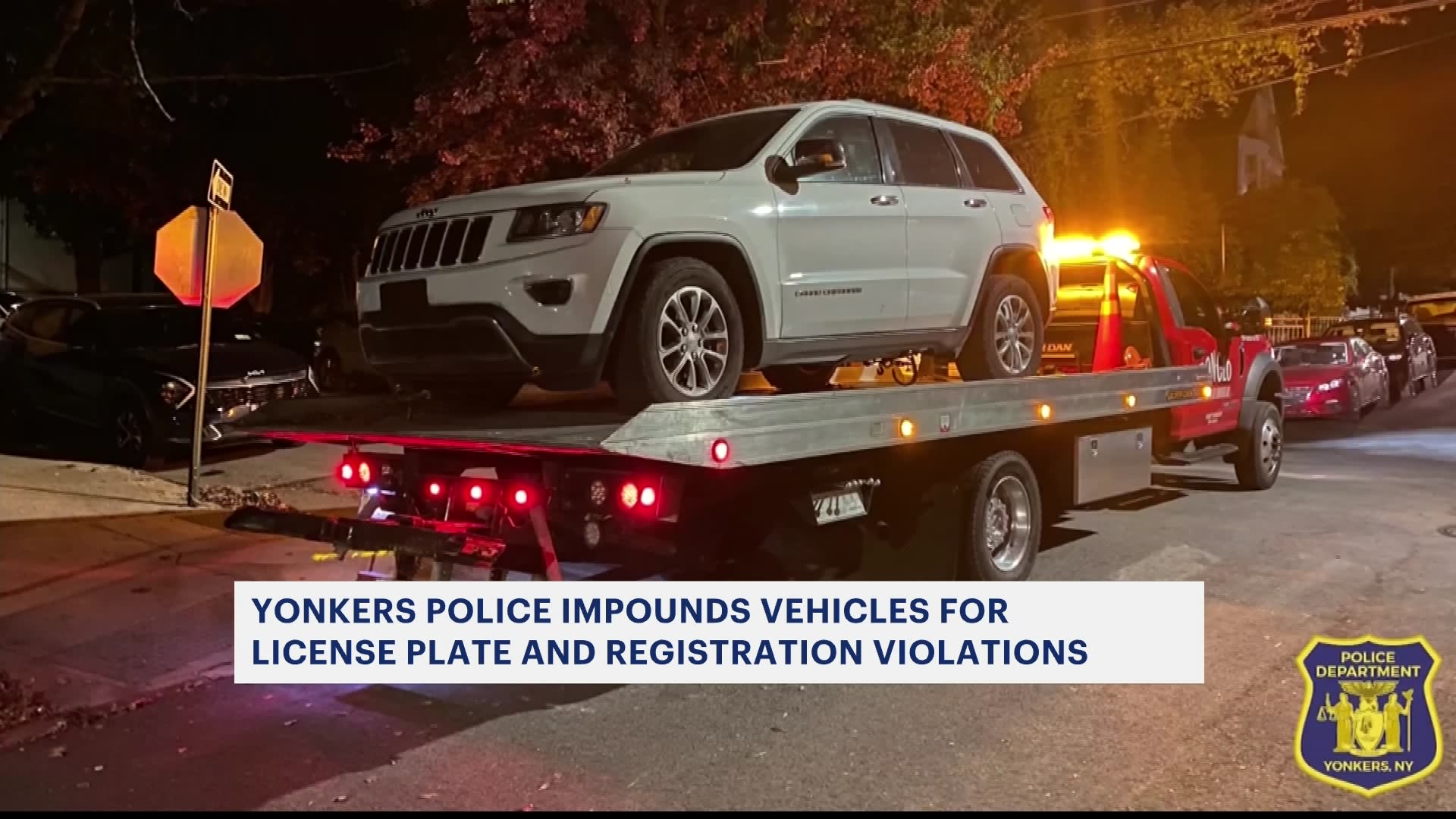 Yonkers PD 42 vehicles impounded, dozens of summonses issued in license plate, registration