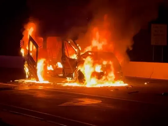 North Brunswick car FIre