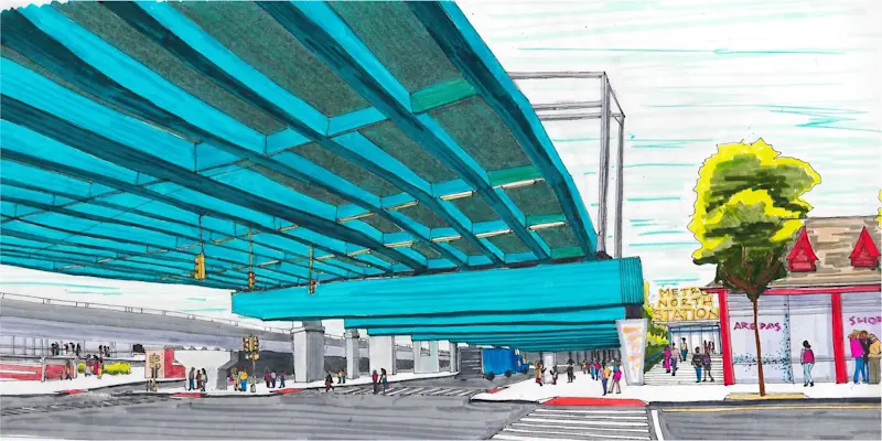 Story image: City releases renderings of 4 new Metro-North stations coming to The Bronx