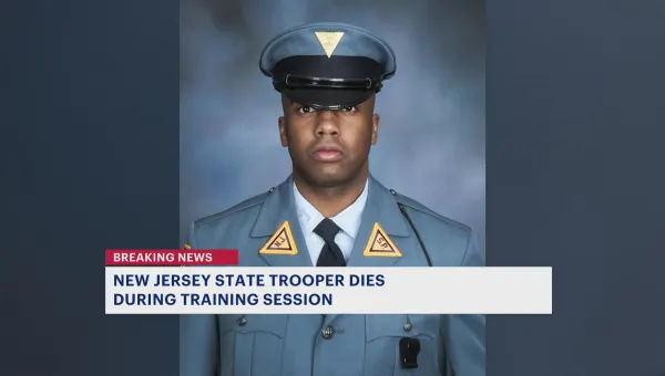New Jersey state trooper dies in training incident