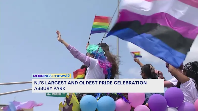 Story image: Thousands gather for New Jersey's oldest Pride event in Asbury Park