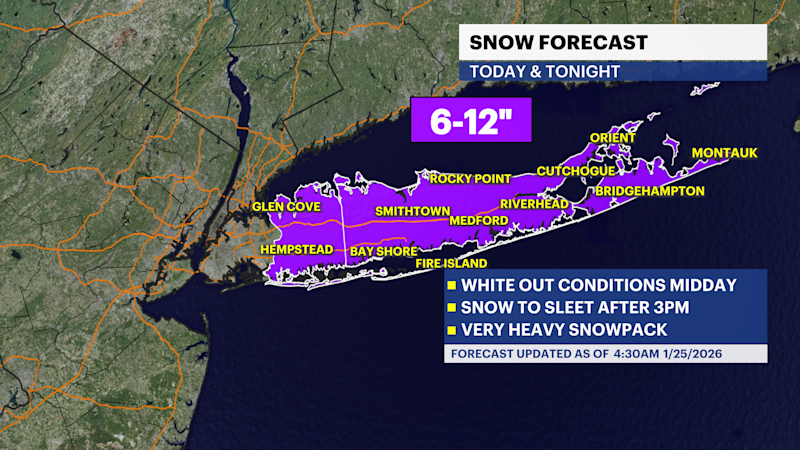 Story image: STORM WATCH: Heavy snow intensifies, icy spots spread as travel conditions worsen 