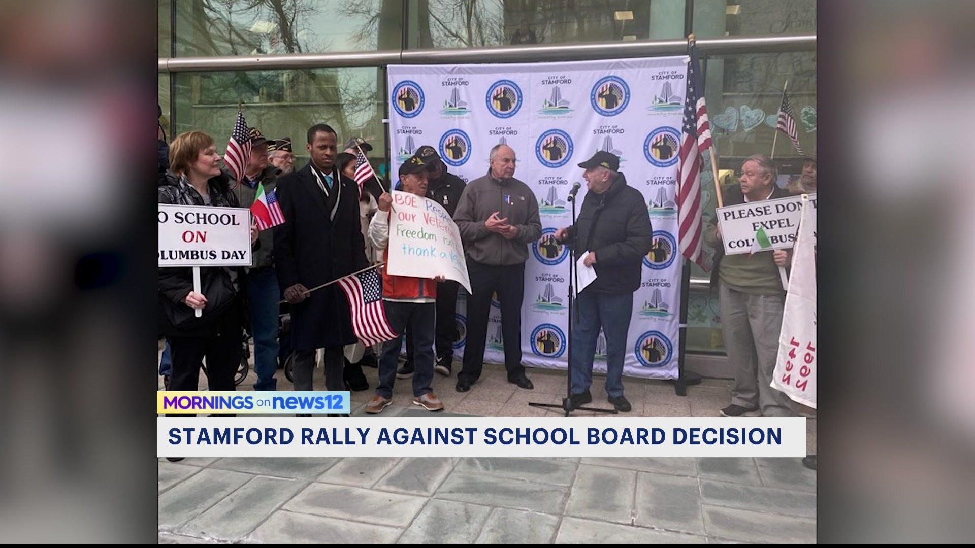 News 12 | Connecticut | Rally Held In Stamford Against Decision To ...