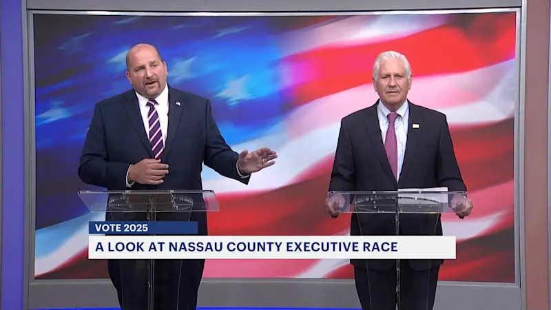 Story image: Candidates Koslow, Blakeman racing to the finish line for role of Nassau County executive
