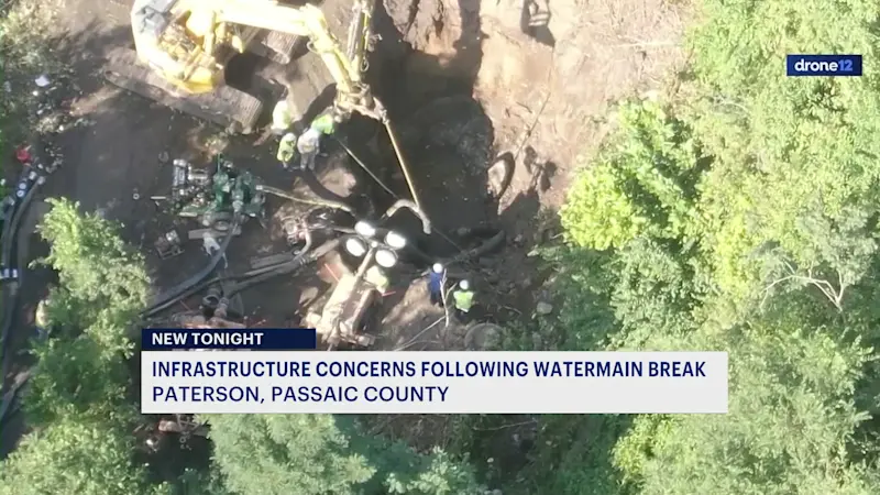 Story image: Paterson water main break highlights concerns about aging infrastructure