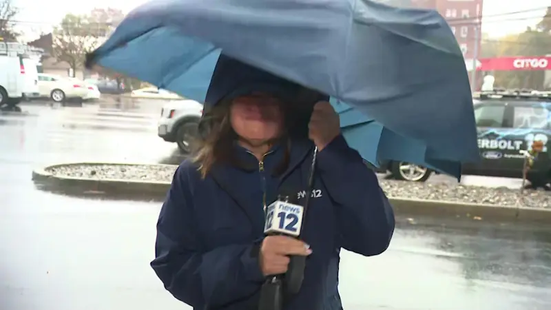 Story image: Thunderbolt 12: Heavy rain and gusty winds make for slippery roadways