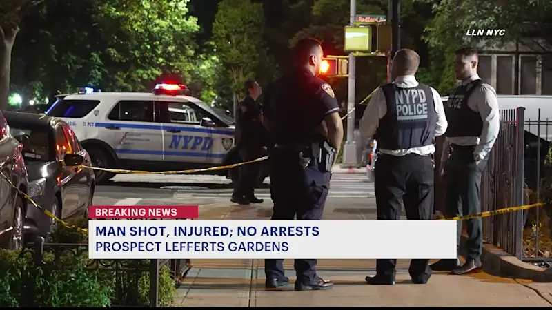 Story image: Man found shot in Prospect Lefferts Gardens, police say victim is not cooperating