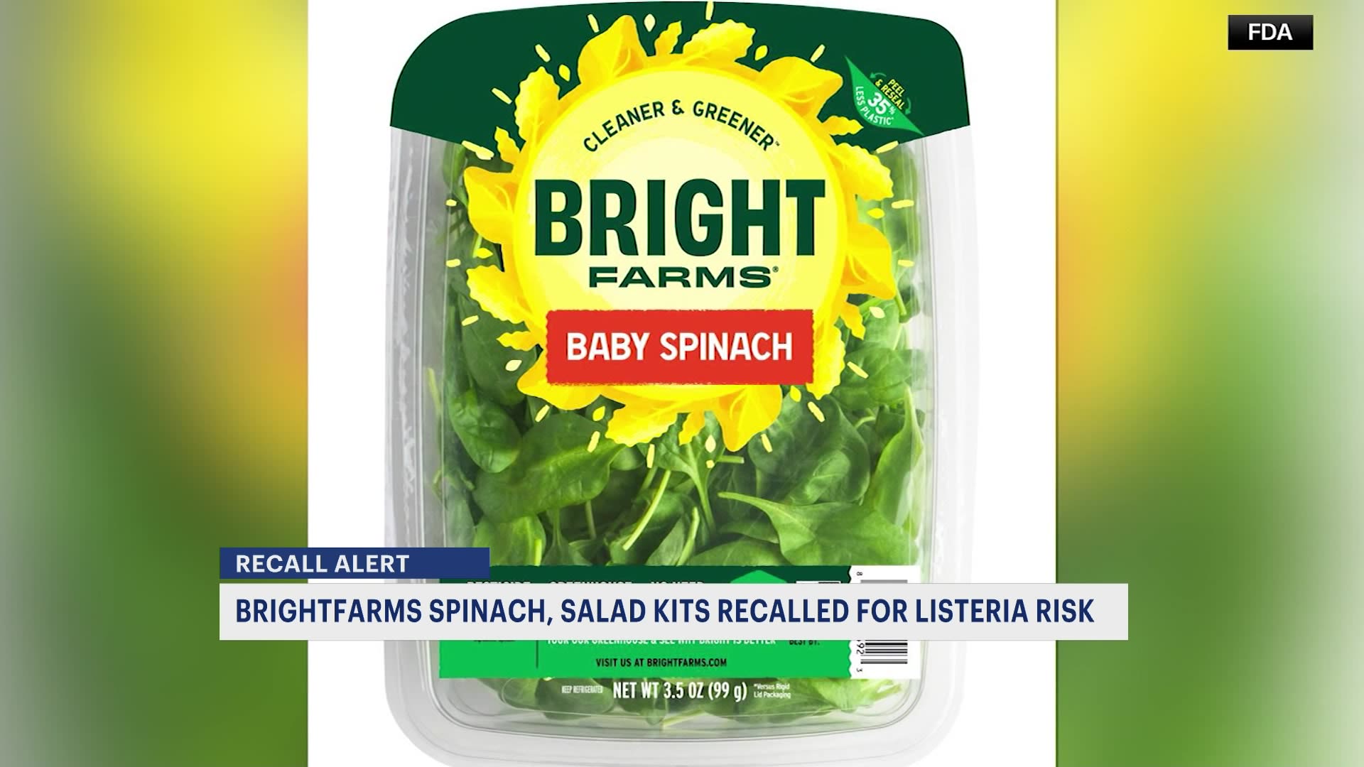 Bright Farms recalls salad kits sold in state