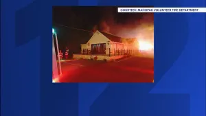 Early morning fire damages Somers restaurant