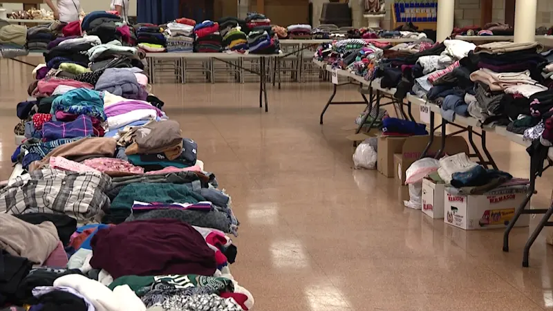 Story image: South Shore communities organize collection drive for Baldwin fire victims