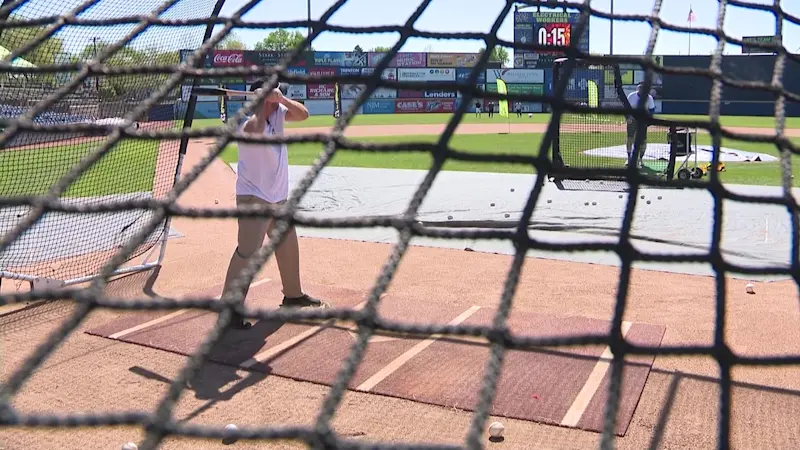 Story image: News 12 crew tries their hand at Sluggball – the newest sport to come to Trenton