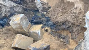 Officials: Blue soil spotted near where buried drums were found at Bethpage park