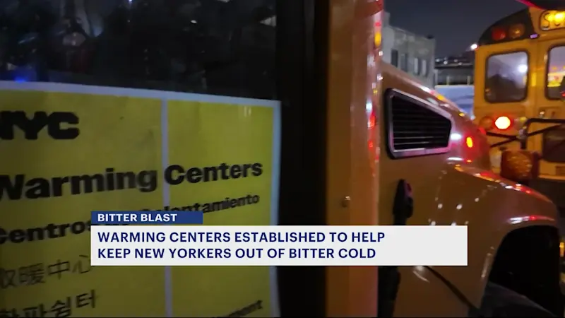 Story image: NYC opens additional warming centers and buses amid bone-chilling cold