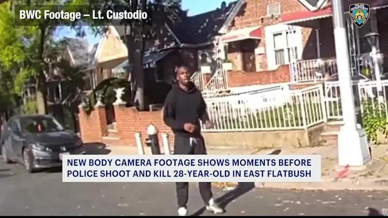 Story image: Police released bodycam video of man killed by police in East Flatbush