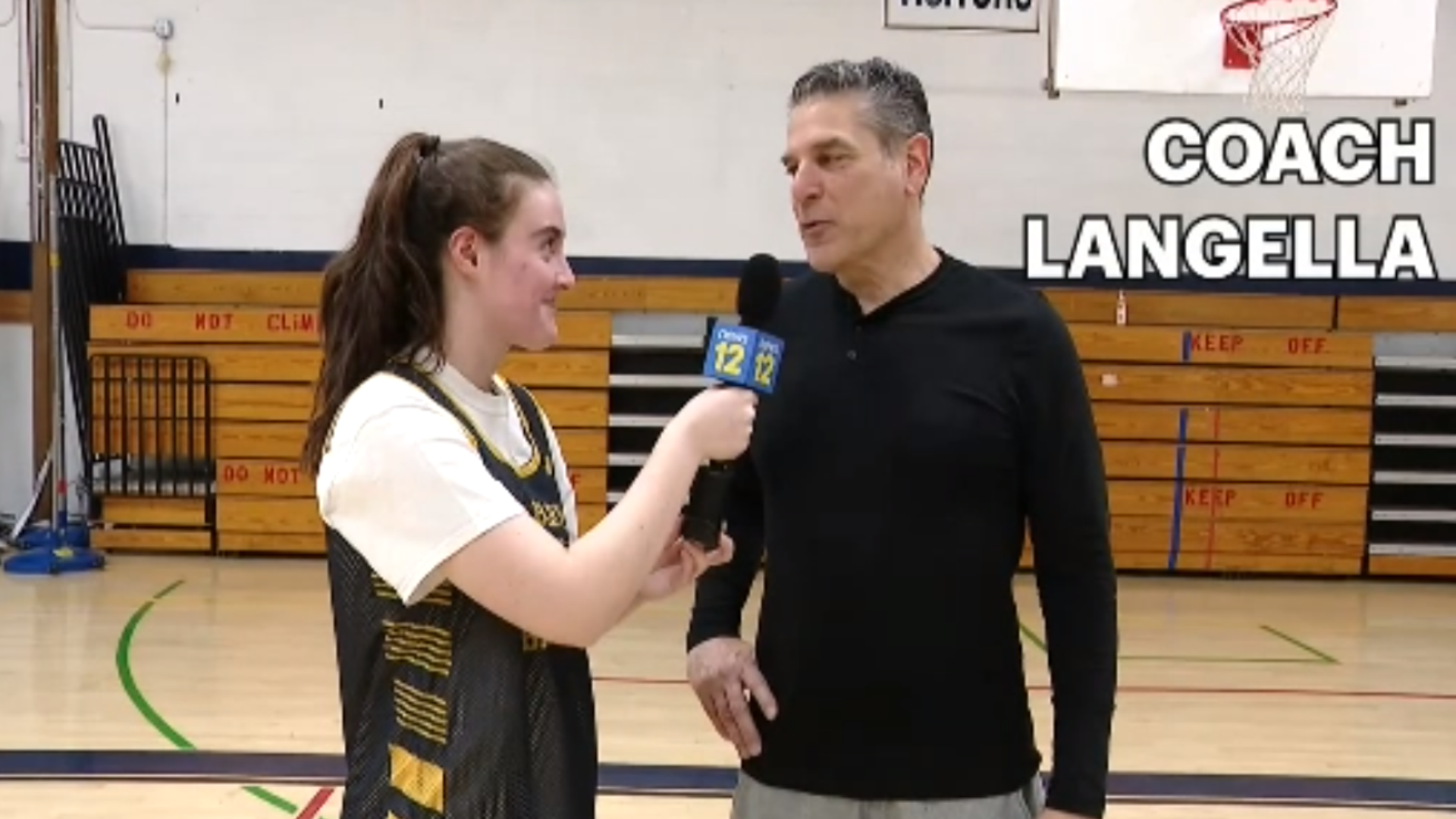 News 12 Student Takeover West Babylon girls basketball team