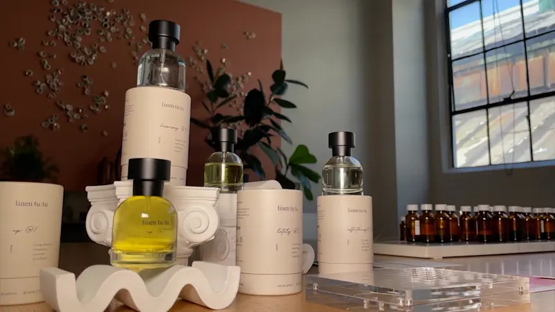 Story image: Hastings-on-Hudson woman tells personal stories through botanical fragrance brand Linen Tutu