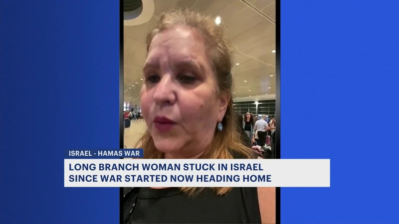 Story image: ‘Complete chaos.’ New Jersey woman in Israel when war broke out one step closer to safety