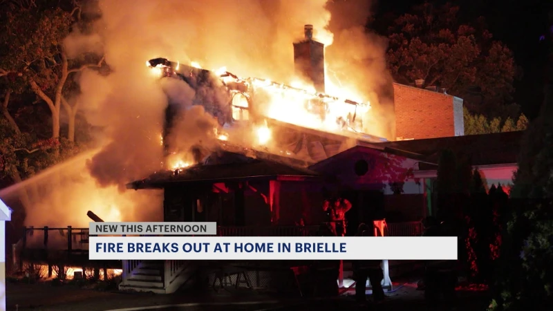 Story image: Brielle home damaged in early morning fire