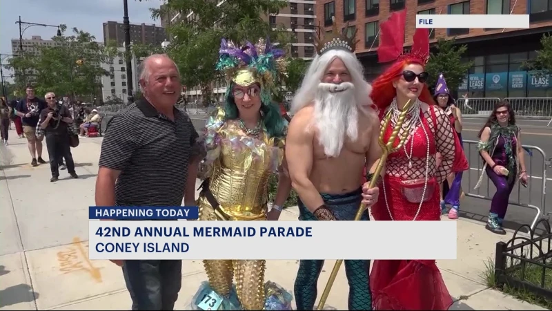 Story image: Mermaid Parade marks 42nd year in Coney Island