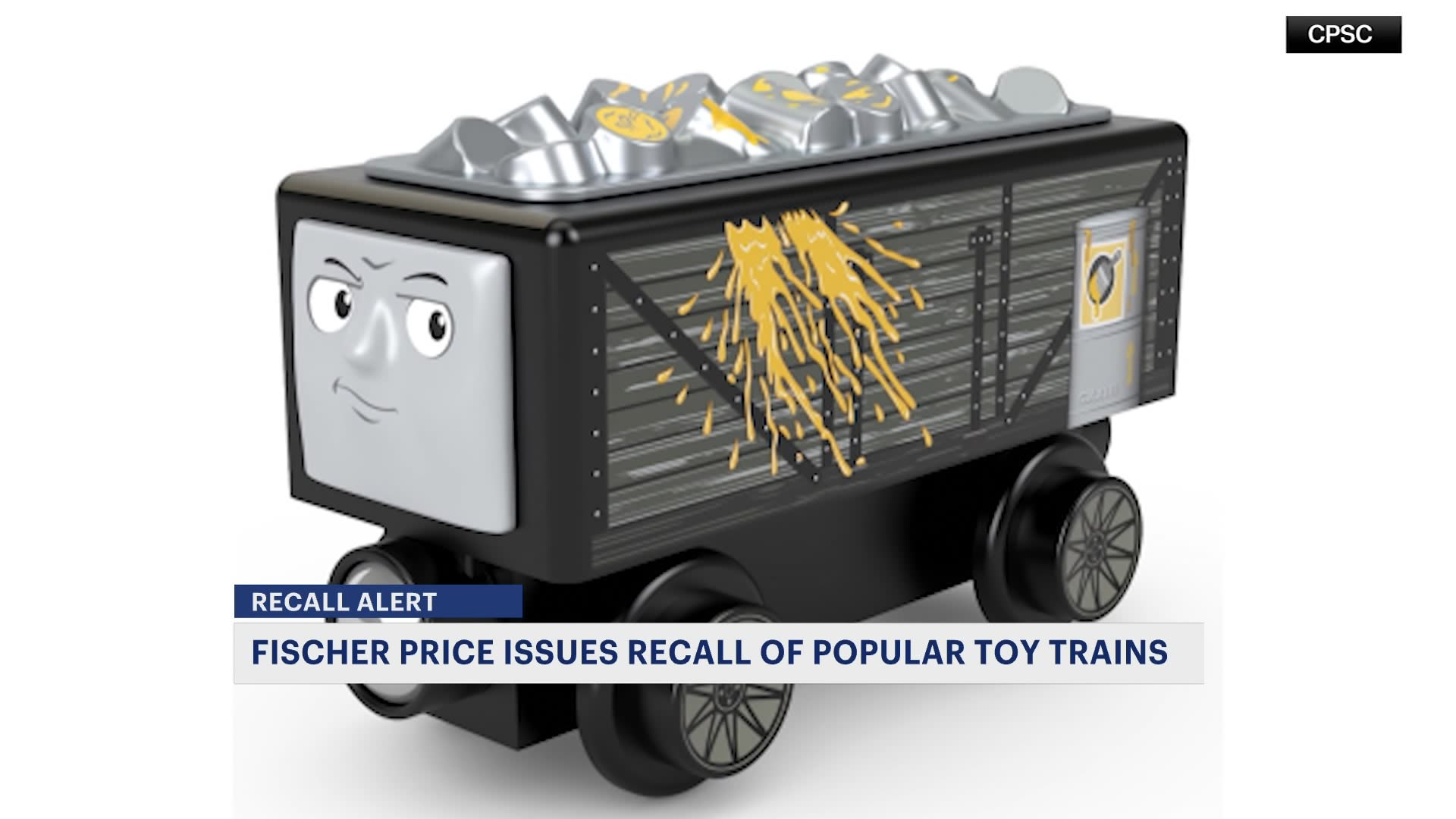 FisherPrice recalls toy trains due to choking risk