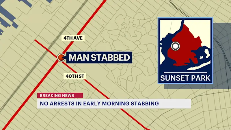 Story image: Police: 22-year-old stabbed in abdomen in Sunset Park