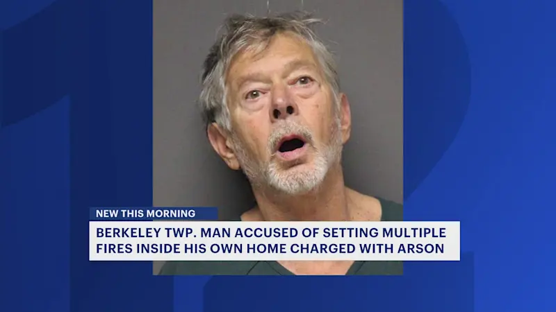 Story image: Berkeley Township man accused of starting 3 fires