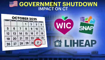 Story image: Food and heating assistance are most at risk in government shutdown, Lamont says