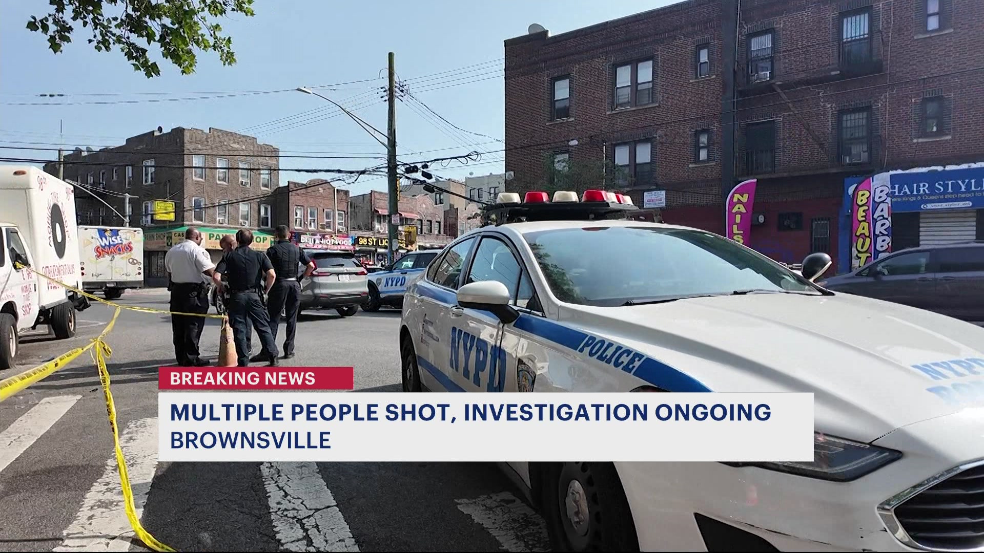 News 12 | Brooklyn | Nypd Multiple People Shot In Brownsville