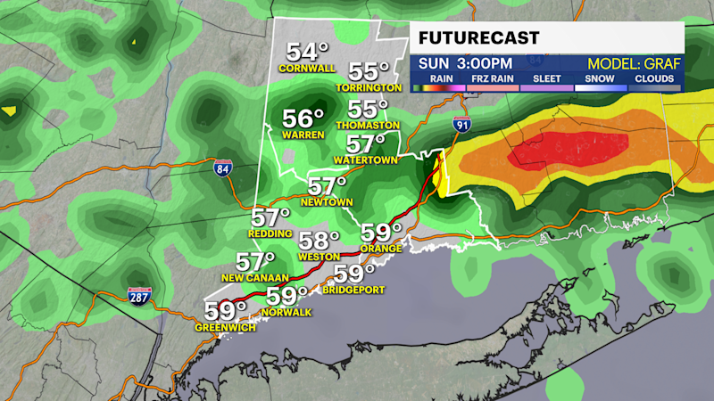 Story image: Rain this weekend before turning sharply colder next week 