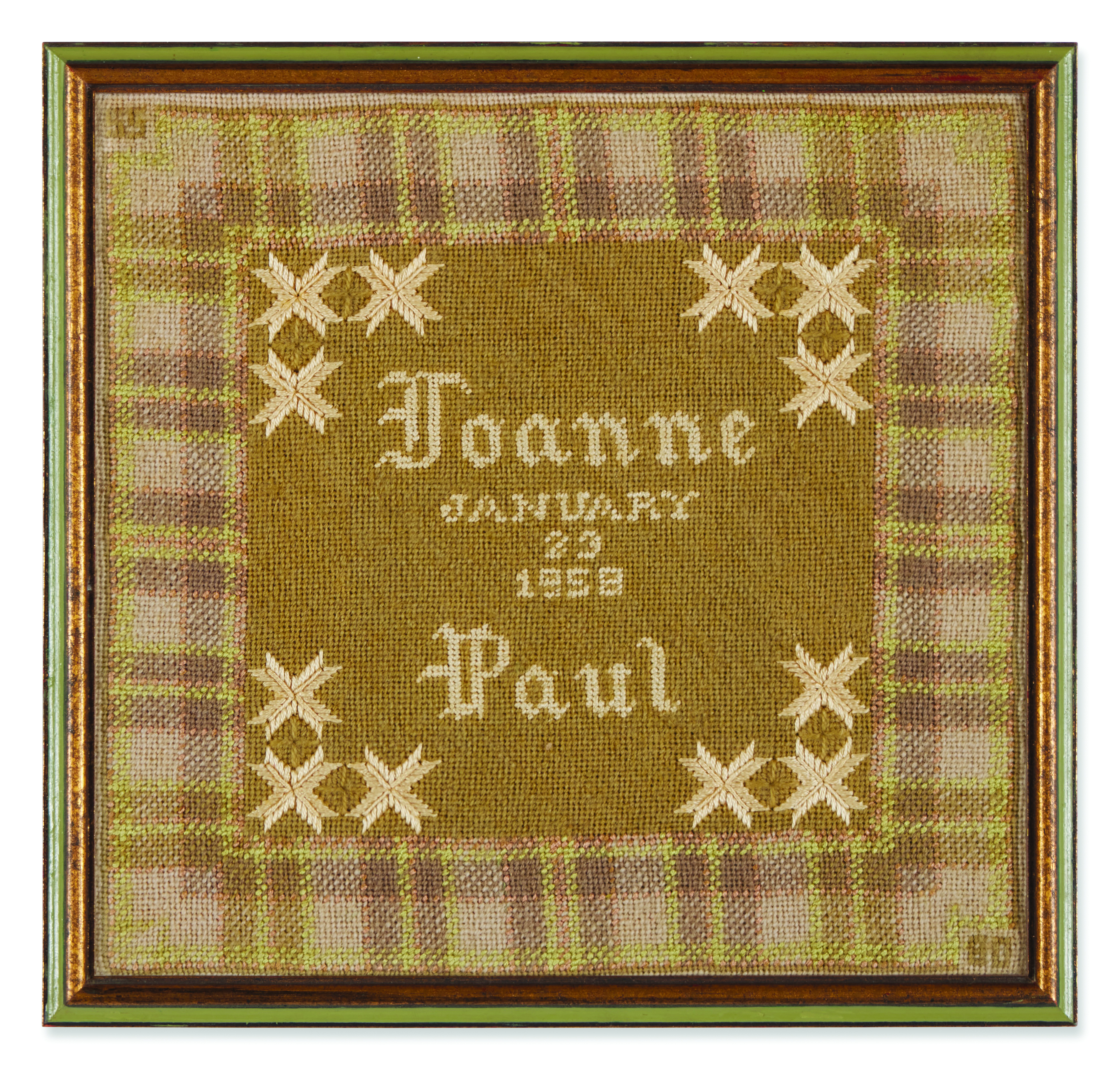 Commemorative Needlepoint for Joanne and Paul-s wedding ($1,000–1,500).jpg