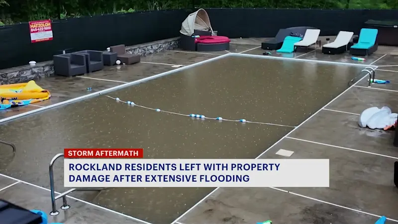 Story image: Rainstorm causes major flooding in Chestnut Ridge