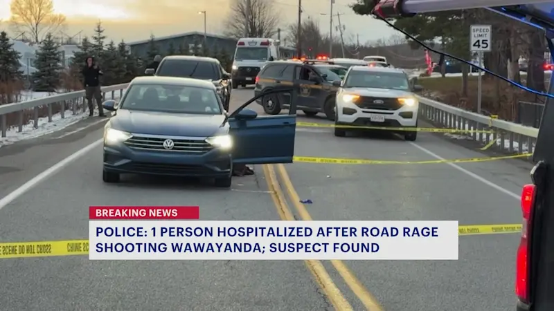 Story image: Person hospitalized after reported road rage shooting Wawayanda