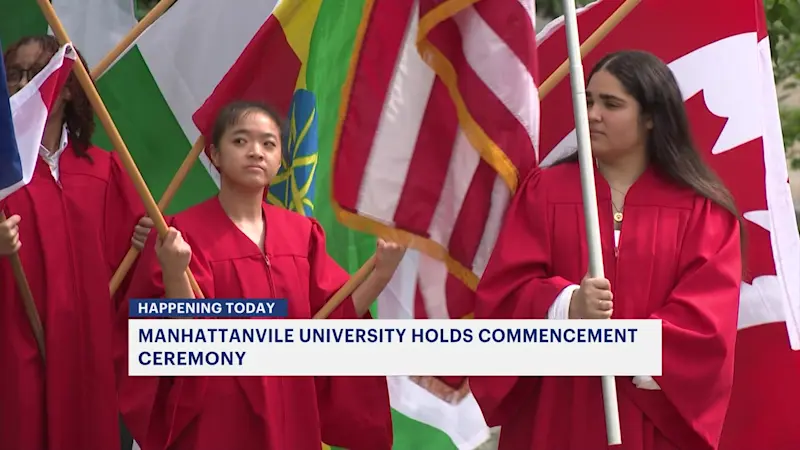 Story image: Cheers, caps and a comeback: Manhattanville University celebrates the Class of 2025