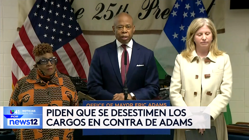 Story image: Univision 41 News Brief: Abogados de Eric Adams piden a Departamento de Justicia que se desestimen los cargos