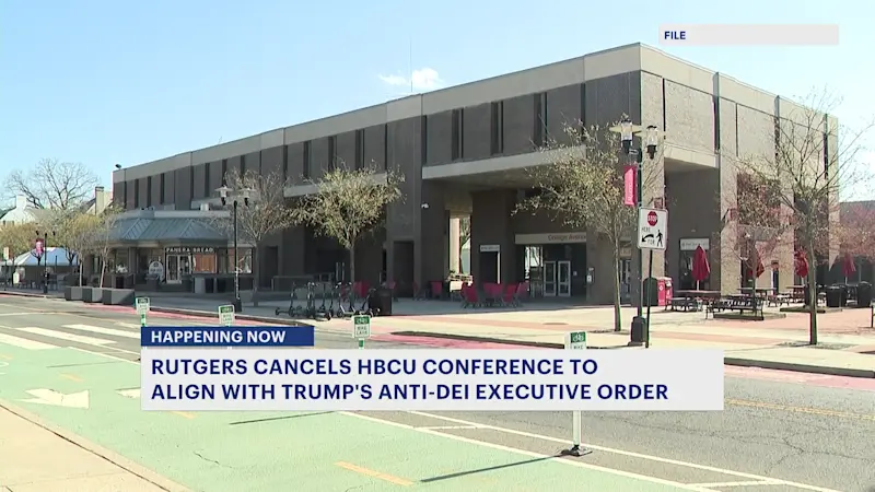 Story image: Rutgers cancels HBCU conference to align with Trump anti-DEI order